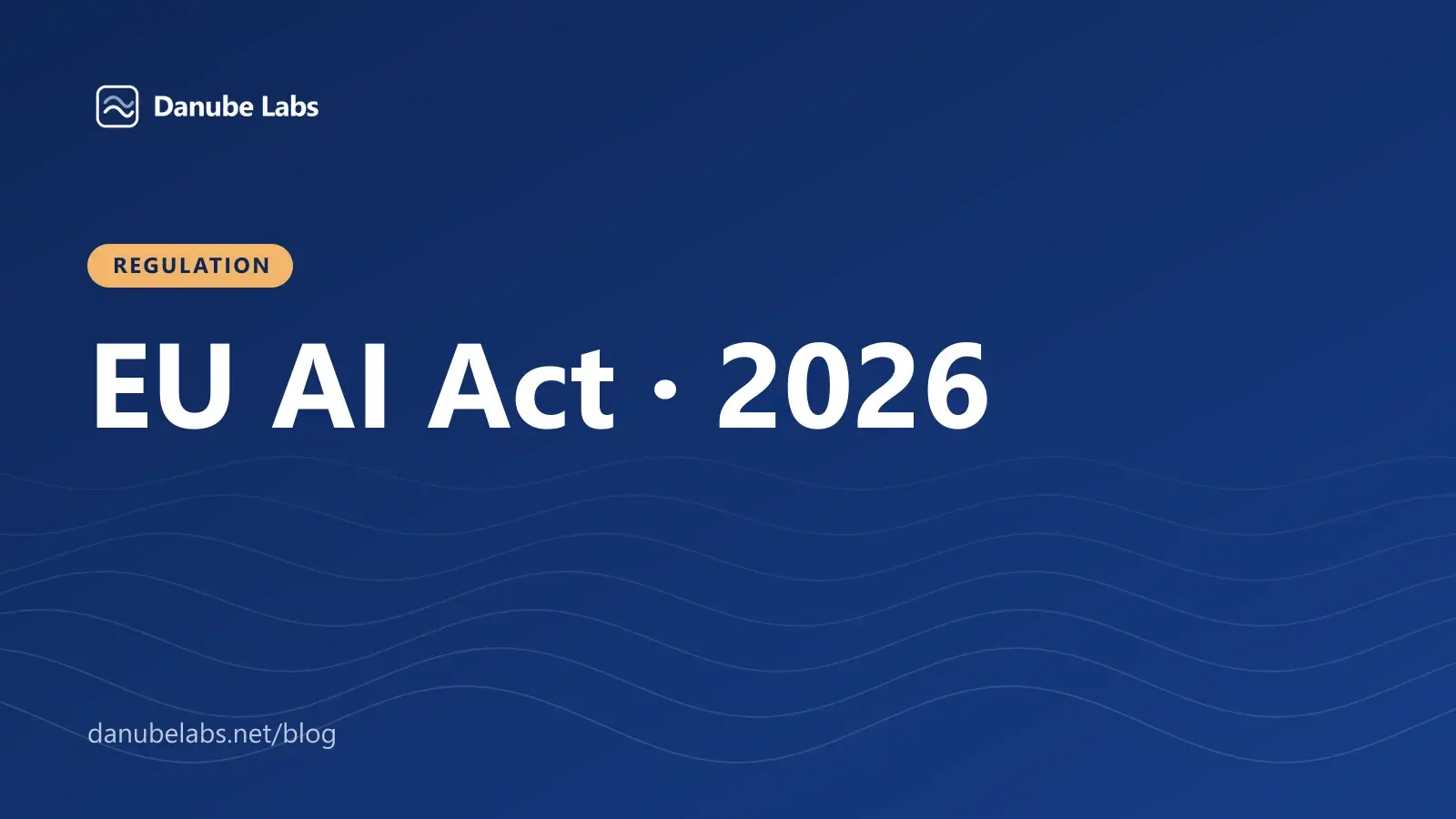 Abstract cover with a calendar and a checklist for the EU AI Act deadlines in 2026
