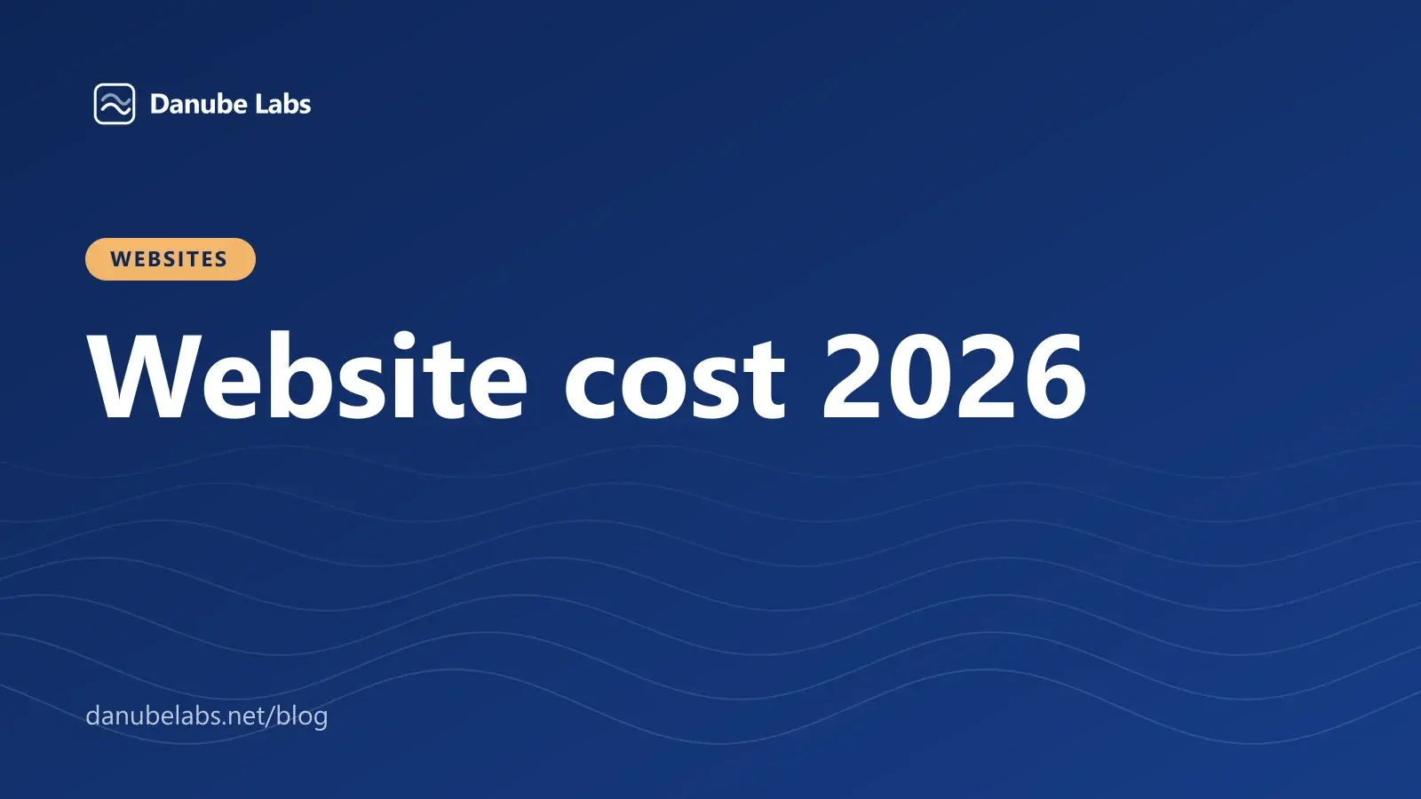 Illustration of a price table for website types in Romania in 2026