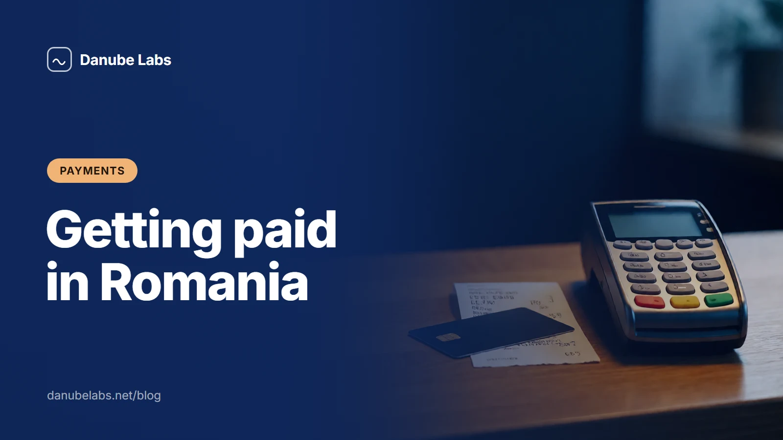 A map of payment routes into a Romanian company: bank transfer, card, payment link and SEPA