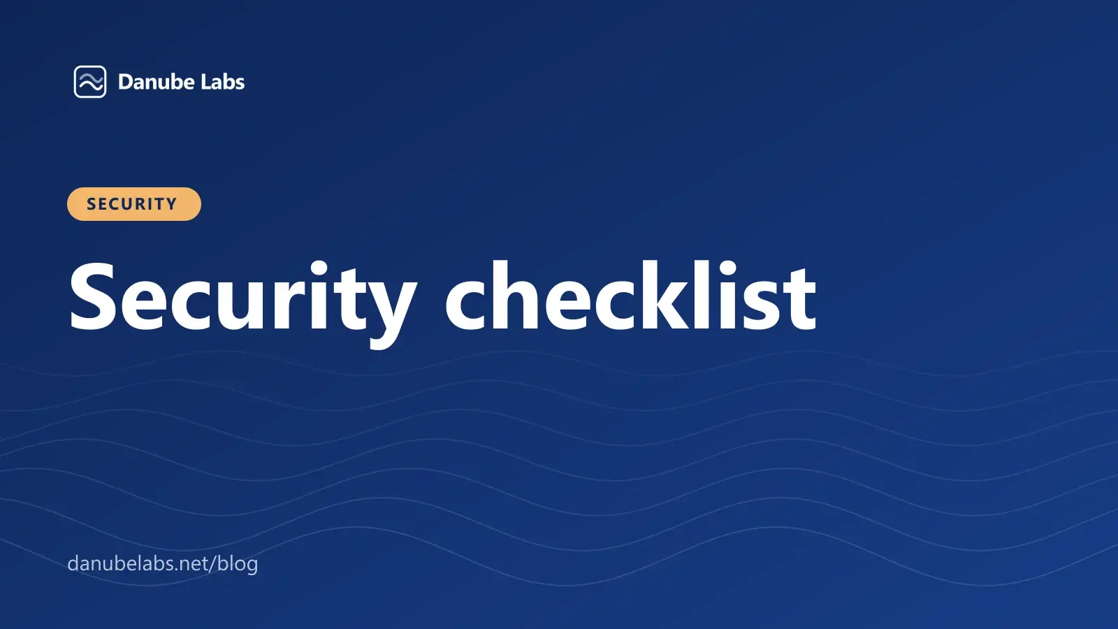 Checklist of ten security steps for a small business with a padlock icon