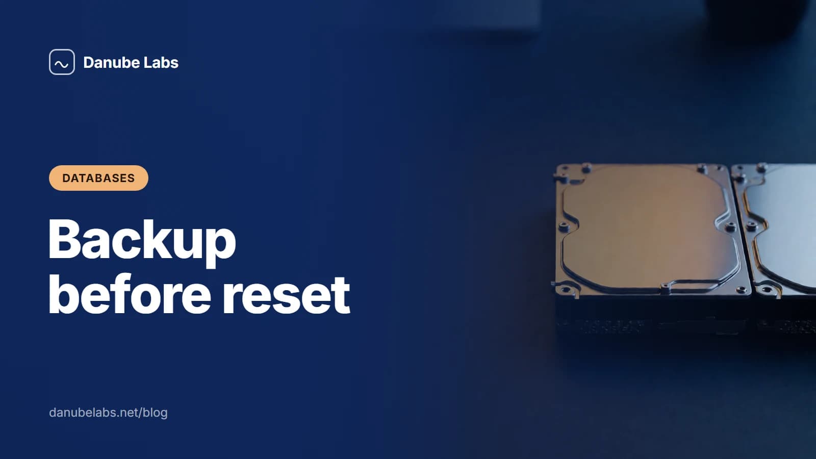 A database backup file next to a terminal showing a dump and restore rehearsal